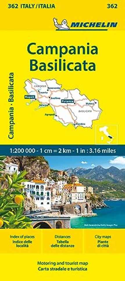Campania - Michelin Local Map 362
