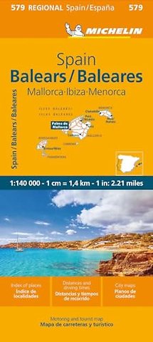 Balears - Michelin Regional Map 579