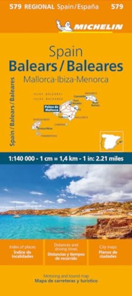 Balears - Michelin Regional Map 579