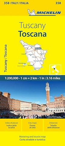 Toscana - Michelin Local Map 358