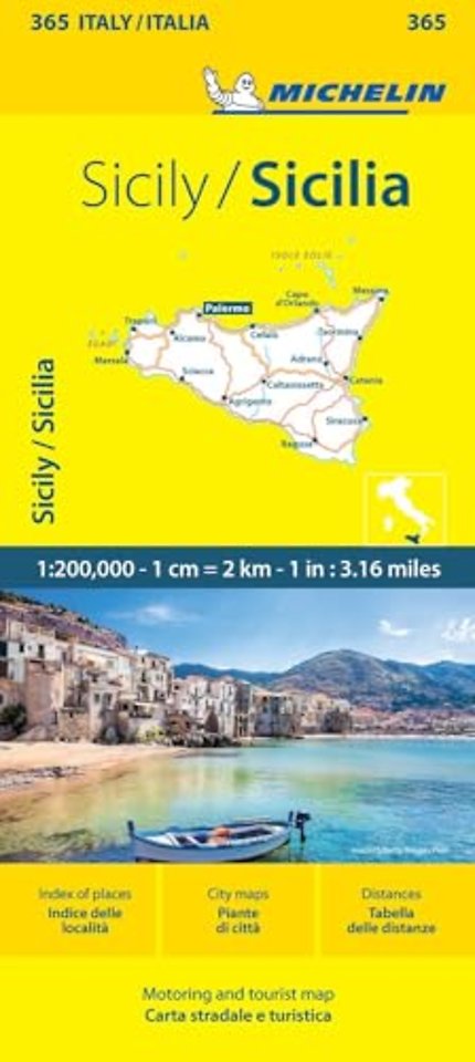 Sicily - Michelin Local Map 365