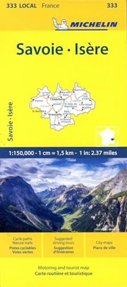 Isere Savoie - Michelin Local Map 333