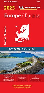 Michelin Wegenkaart 705 Europa 2024