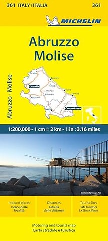 Abruzzo & Molise - Michelin Local Map 361