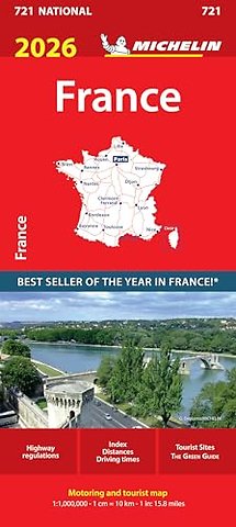 France 2026 - Michelin National Map 721