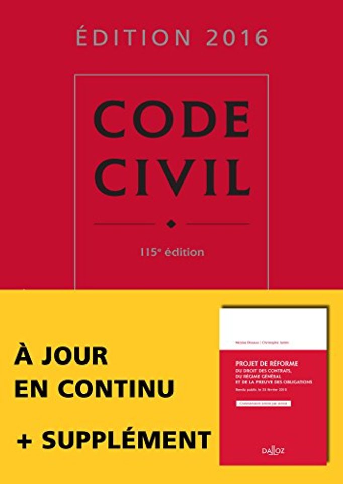Code civil 2016