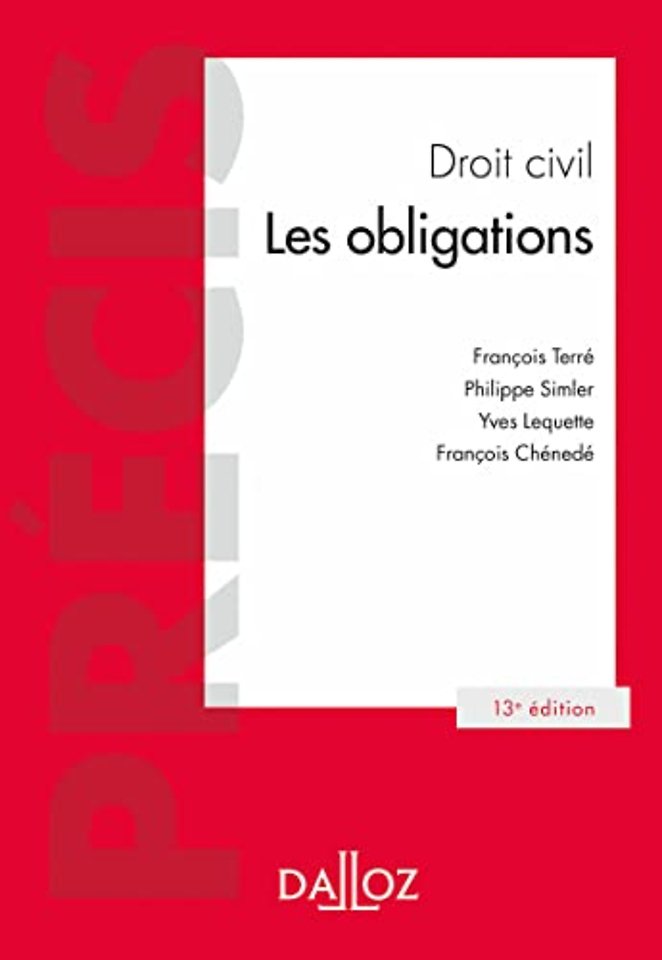 Droit civil Les obligations. 13e éd