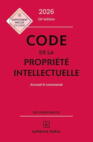 Code de la propriété intellectuelle 2026