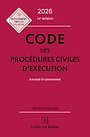 Code des procédures civiles d'exécution 2026, annoté et commenté