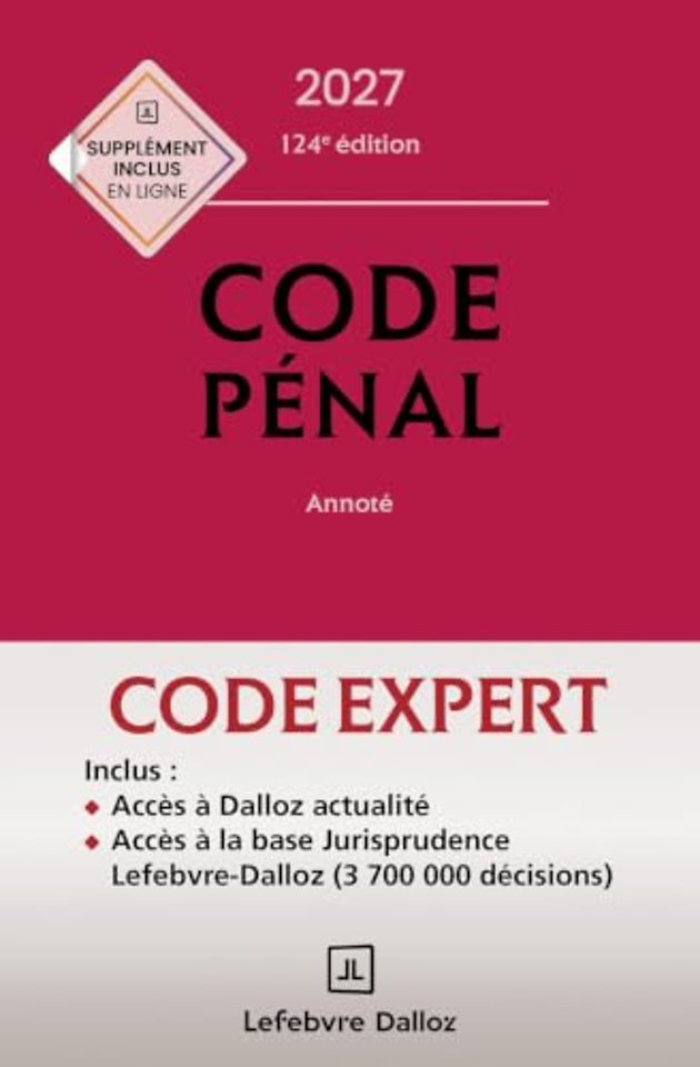 Code pénal 2027, annoté