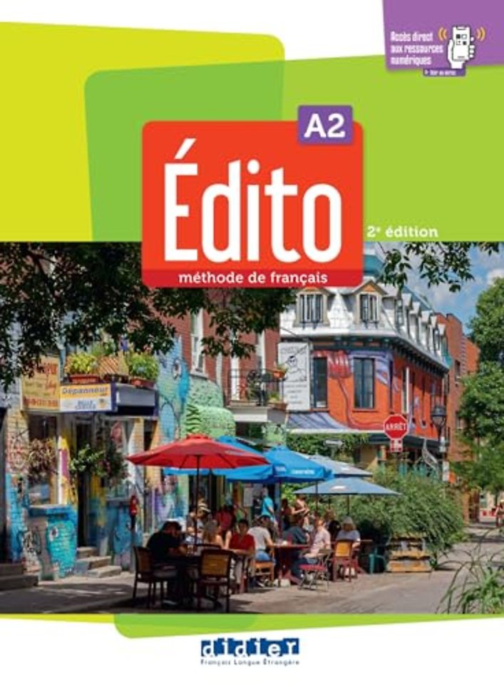 Edito A2 - édition 2022-2024 - Livre + didierfle.app