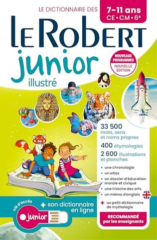 Le Robert Junior Illustre et son dictionnaire en ligne