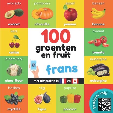 100 groenten en fruit in frans
