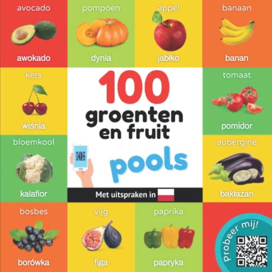 100 groenten en fruit in pools