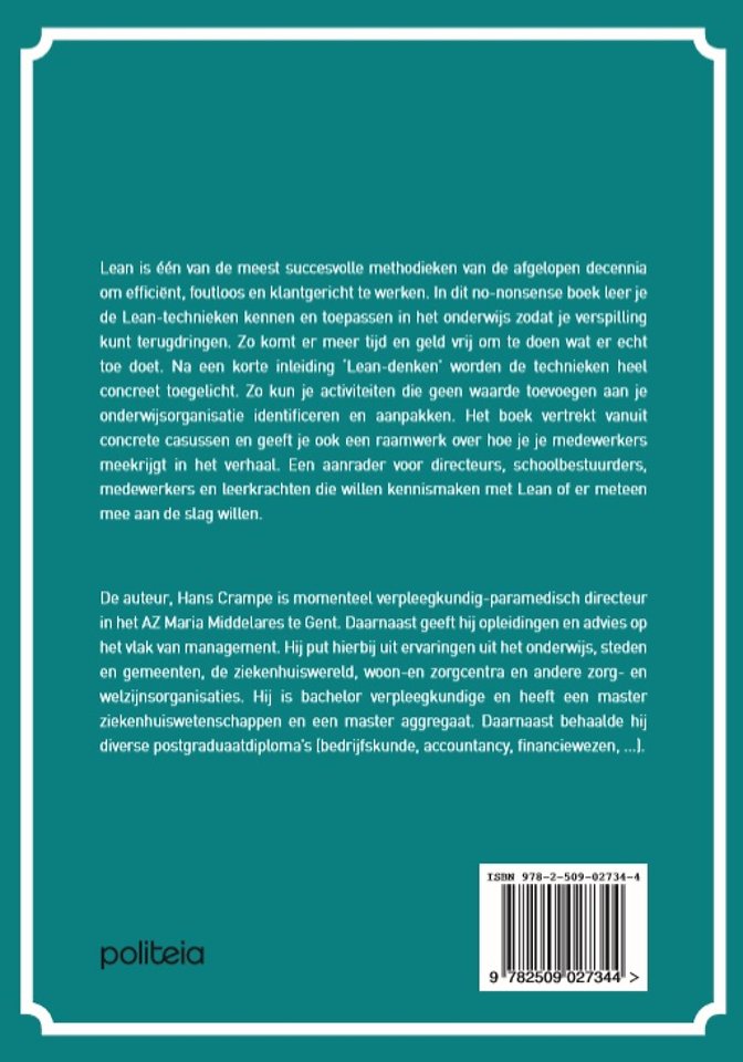 Lean in het onderwijs