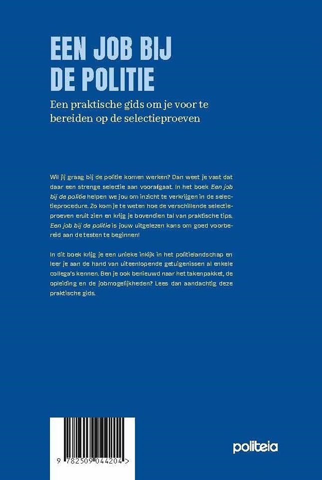 Een job bij de politie