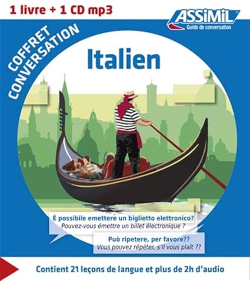 Coffret conversation Italien (guide + 1 CD)