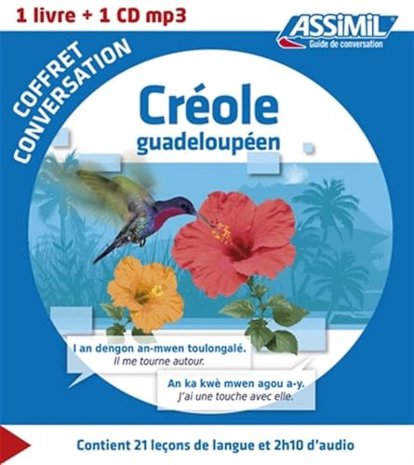 Coffret de Conversation Creole Guadelopeen (Guide + 1 CD MP3)