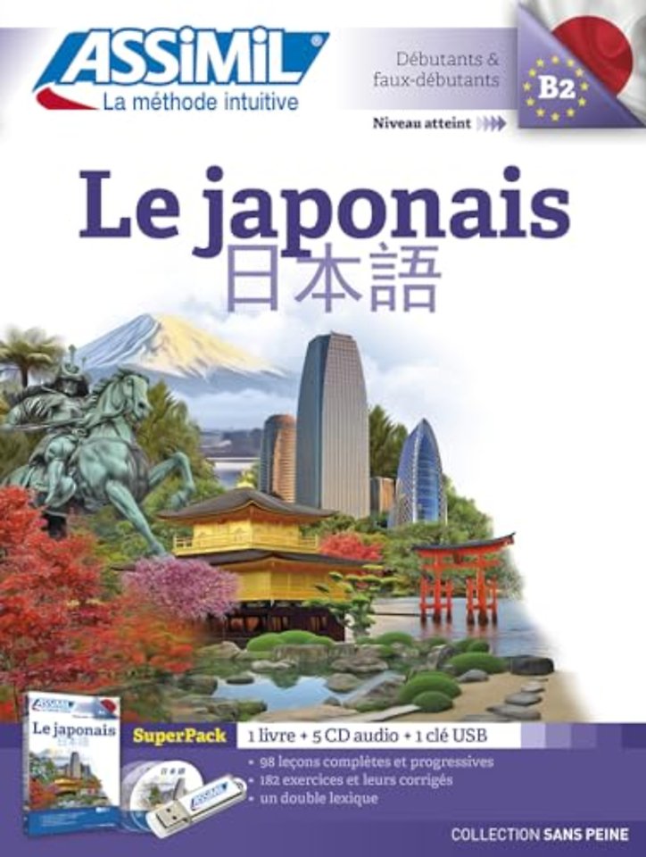 Le Japonais Superpack (Book + 4 CD audio + 1Mp3 USB)