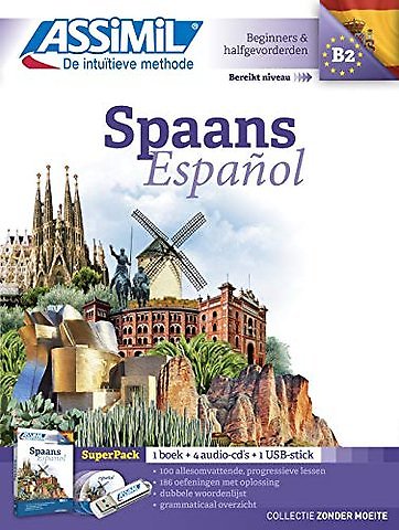 Assimil Spaans zonder moeite - Superpack (Leerboek + CD + Audio) (16454)