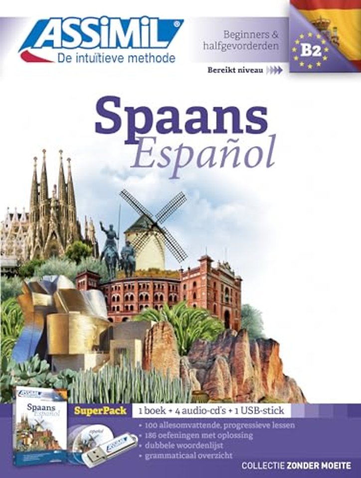 Assimil Spaans zonder moeite - Superpack (Leerboek + CD + Audio) (16454)