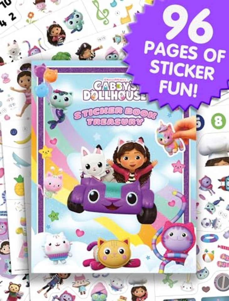 Gabby's Dollhouse Universal Sticker Book Treasury
