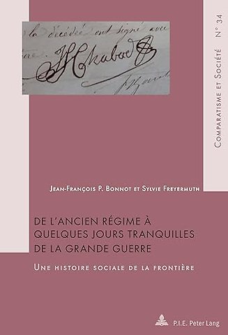 de l'Ancien Regime A Quelques Jours Tranquilles de la Grande Guerre
