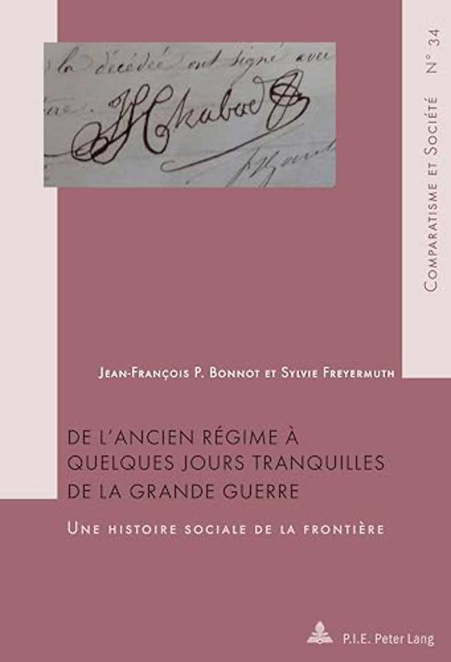 de l'Ancien Regime A Quelques Jours Tranquilles de la Grande Guerre
