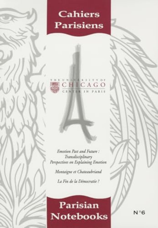 Cahiers Parisiens / Parisian Notebooks, No. 6