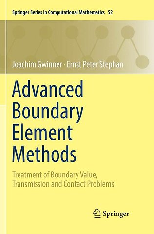 Advanced Boundary Element Methods