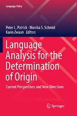 Language Analysis for the Determination of Origin