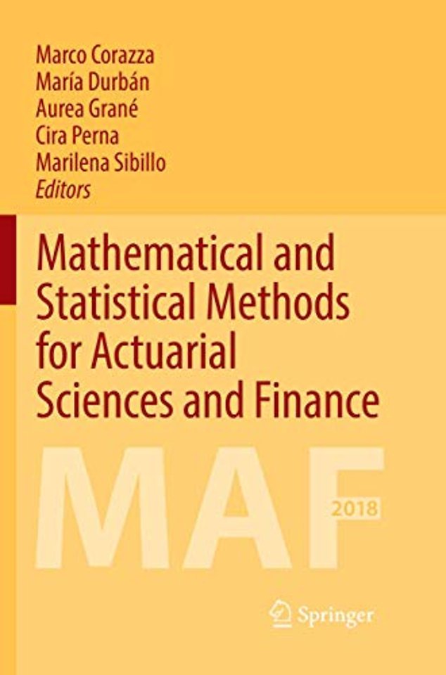 Mathematical and Statistical Methods for Actuarial Sciences and Finance