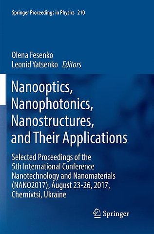 Nanooptics, Nanophotonics, Nanostructures, and Their Applications