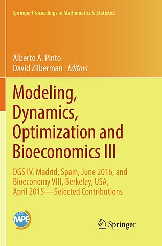 Modeling, Dynamics, Optimization and Bioeconomics III