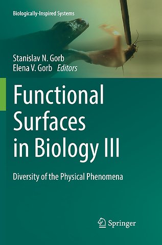 Functional Surfaces in Biology III