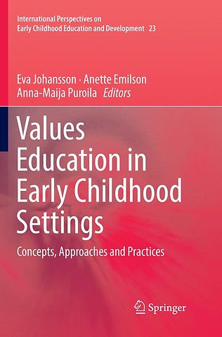 Values Education in Early Childhood Settings