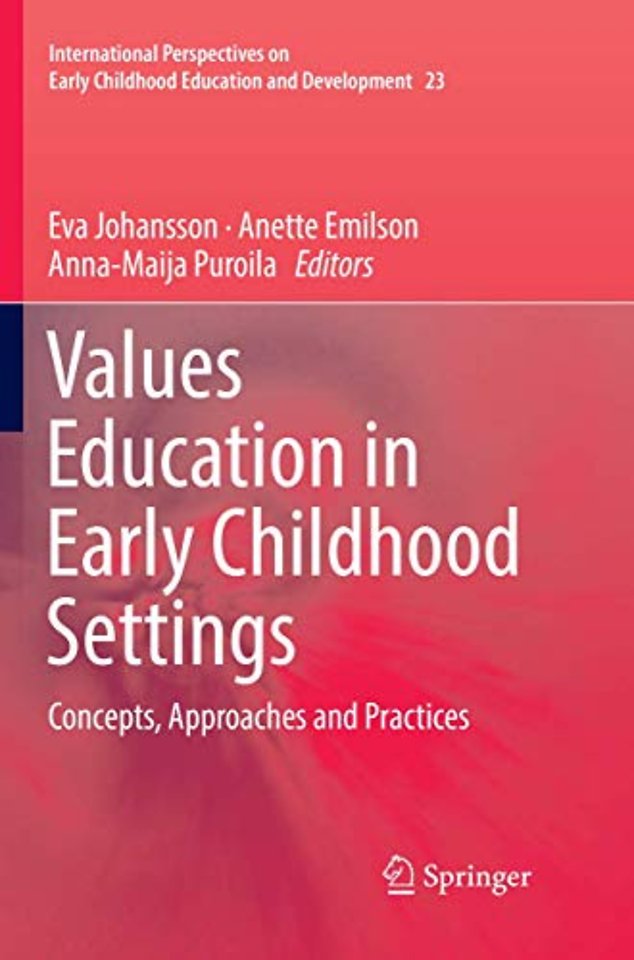 Values Education in Early Childhood Settings