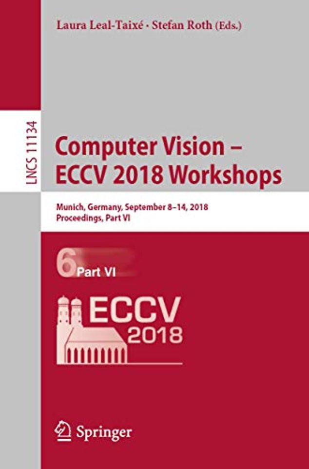 Computer Vision – ECCV 2018 Workshops