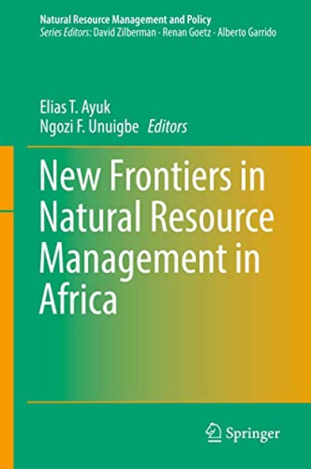 New Frontiers in Natural Resources Management in Africa