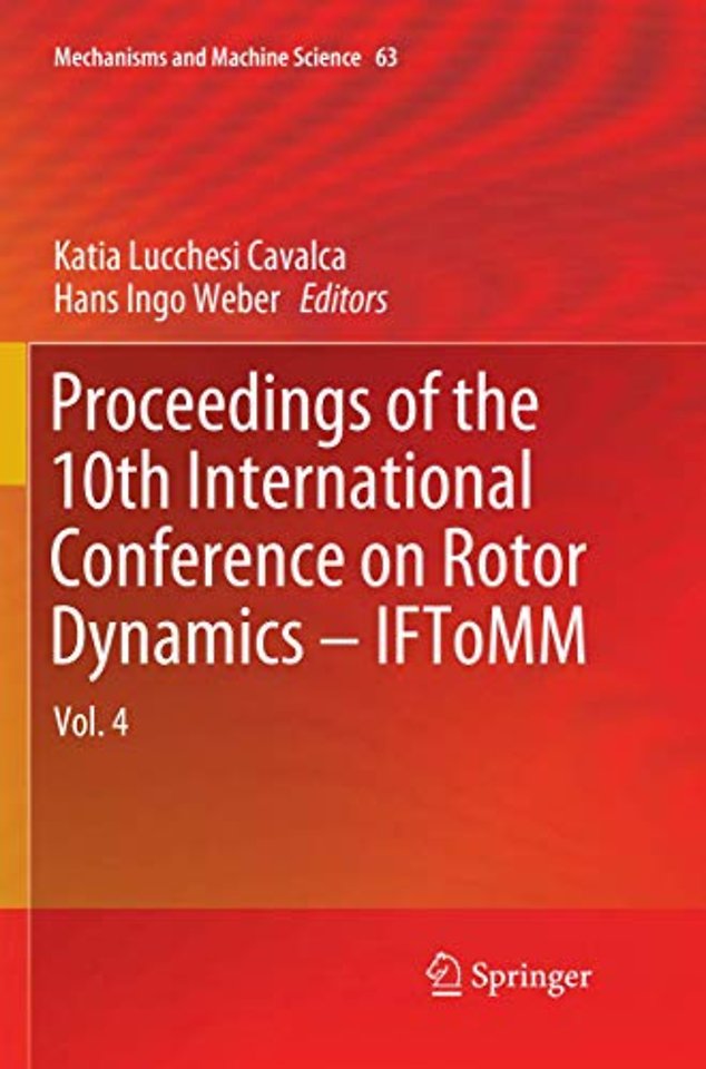 Proceedings of the 10th International Conference on Rotor Dynamics – IFToMM
