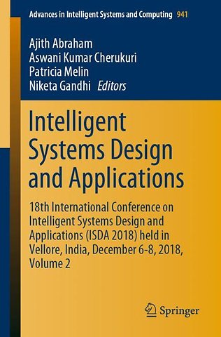 Intelligent Systems Design and Applications