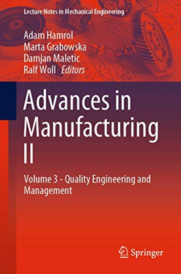 Advances in Manufacturing II
