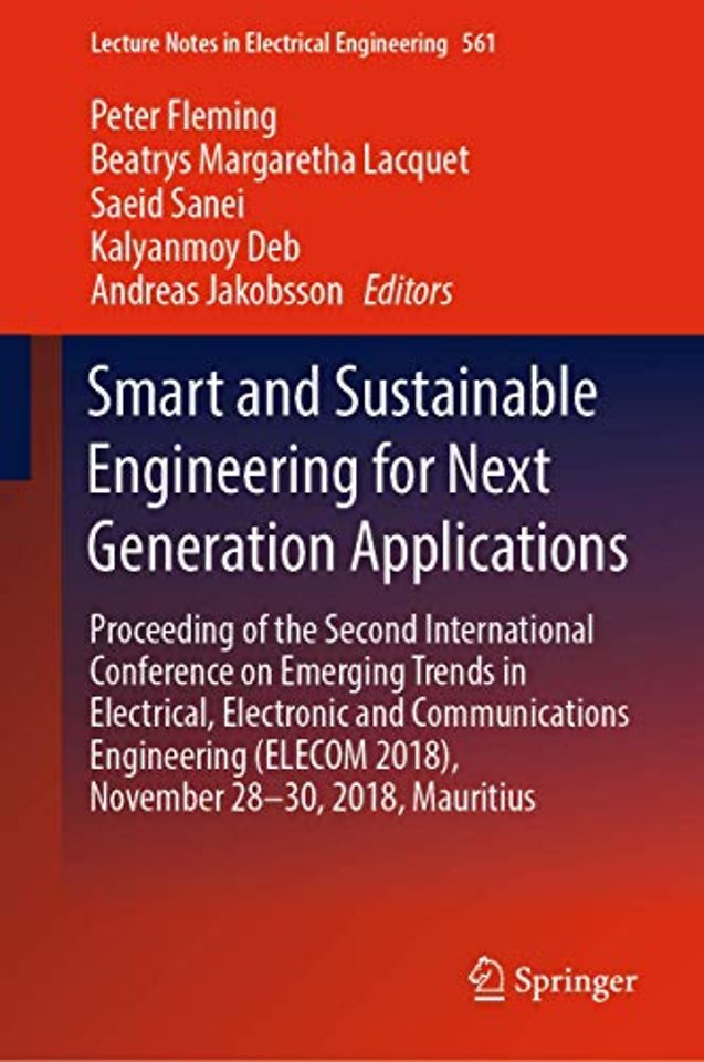 Smart and Sustainable Engineering for Next Generation Applications