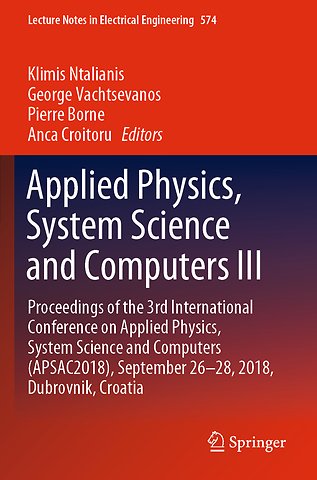 Applied Physics, System Science and Computers III