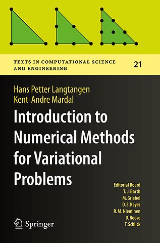 Introduction to Numerical Methods for Variational Problems