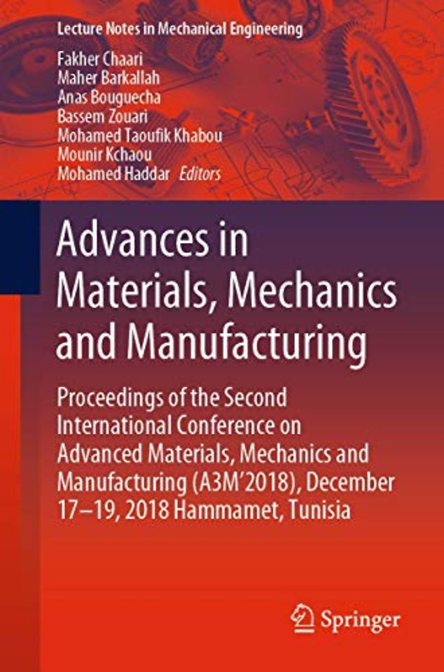 Advances in Materials, Mechanics and Manufacturing