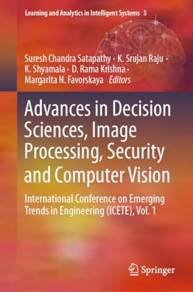 Advances in Decision Sciences, Image Processing, Security and Computer Vision