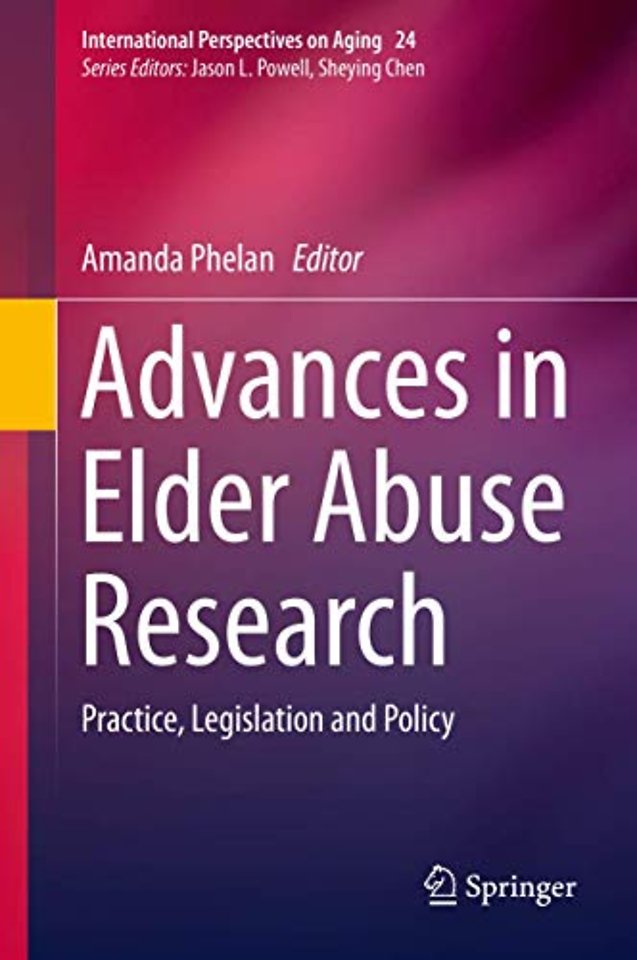 Advances in Elder Abuse Research