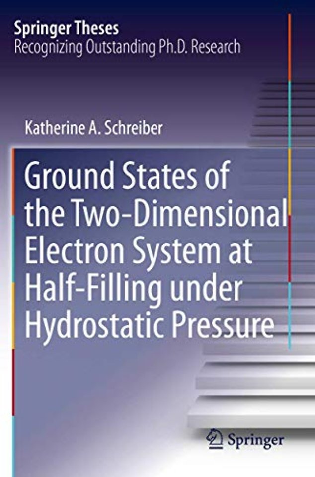 Ground States of the Two-Dimensional Electron System at Half-Filling under Hydrostatic Pressure