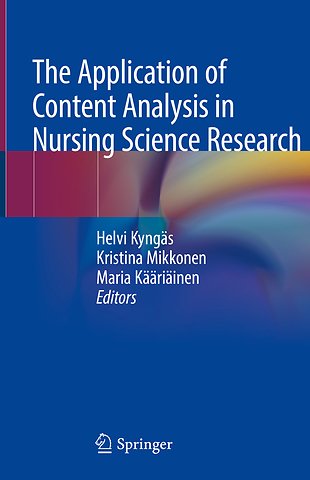 The Application of Content Analysis in Nursing Science Research